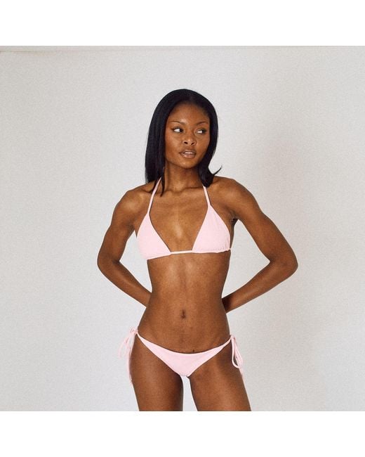 Pianella's Pink Equilibrium String Bikini Bottom – Light