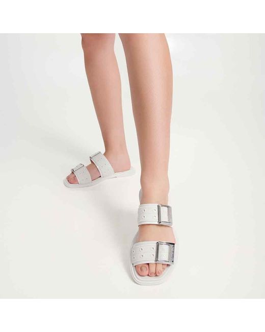 Melissa White Ladylike Slide