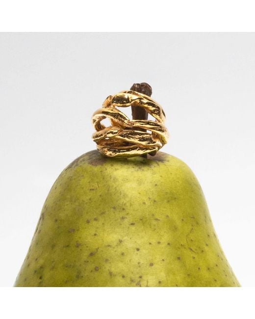 EVA REMENYI Metallic Talisman Wave Ear Cuff