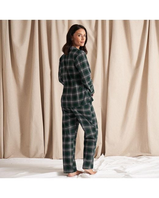 Pretty You London Green Plaid Pyjama Set