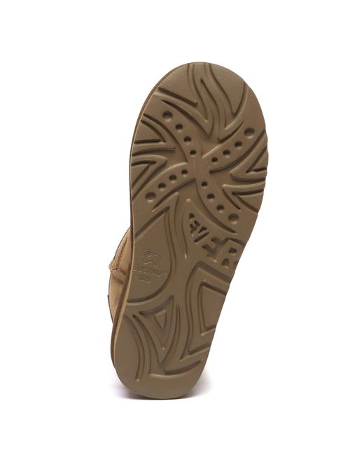 EverAu Australia Brown Ostrich Leather Short Boots
