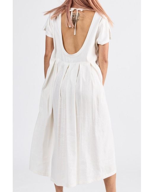 Dref White Tokyo Linen Dress