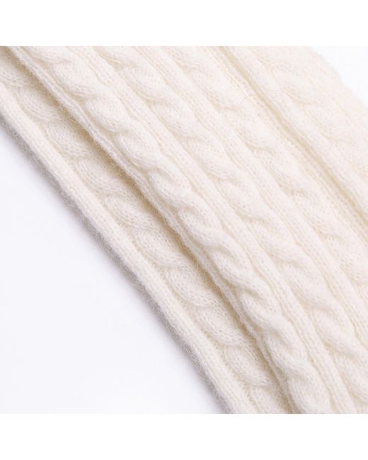 Voya Purple Neutrals Cable Cashmere Socks Gift Set