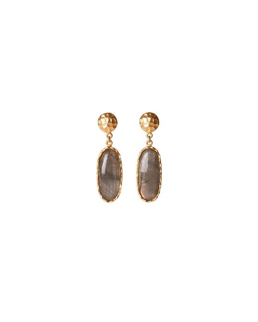 Christina Greene Metallic Mini Drop Earrings