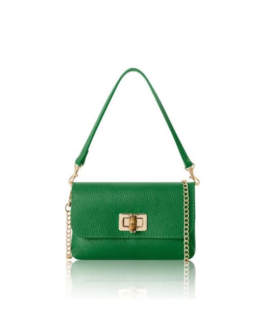 Betsy & Floss Green Jesi Handbag And Clutch Bag