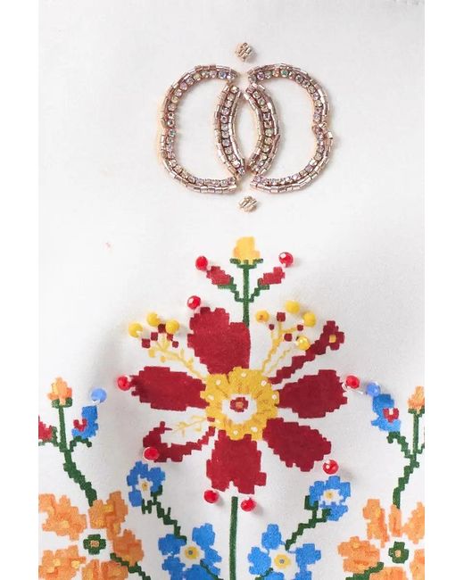 Rondooz White Hand Painted Vest