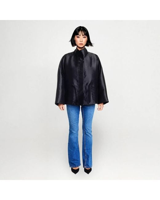 Maxjenny Black Square Boxy Jacket