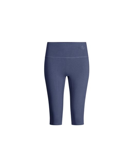 The Koozy Blue Daru High Waist Cropped Leggings