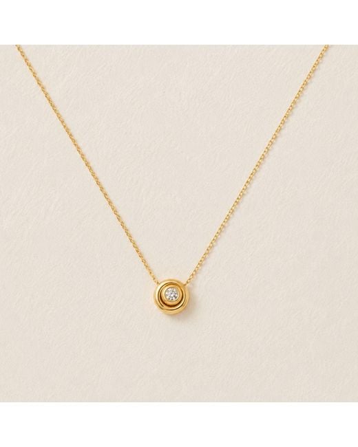 Lily Flo Jewellery Metallic Exactly Where I Want To Be — Diamond Necklace