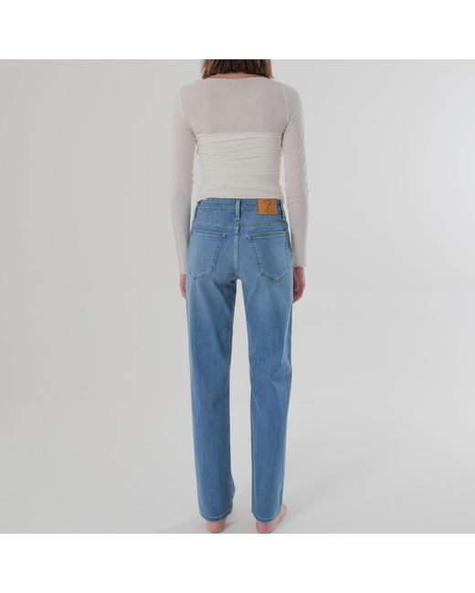 Her & Glory Blue Mary Slim Straight Leg