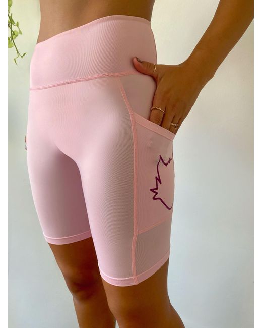 Foxies Pink Ultra-Comfy Eco Body Shorts With Built-In Undies, Zero Vpl & Flattering Coverage