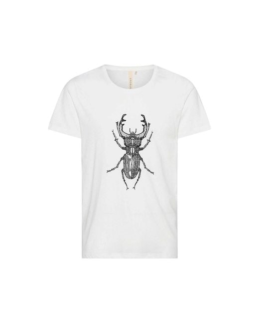 GROBUND White The Organic T-Shirt Manfred for men