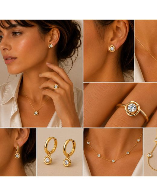 Lily Flo Jewellery Metallic One Turn Changed Everything Earrings