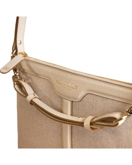 Mia First - Venezia Natural Neutrals Clutch Petitemia Canvas Sand