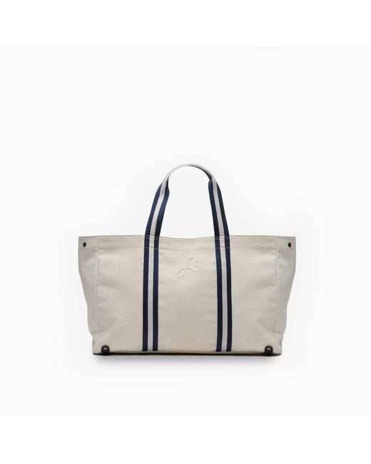 Fenella Smith White Cream Naia Tote Bag