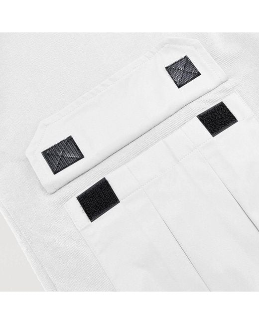 Kapture White Travel Logo-Print Pocket Hoodie for men