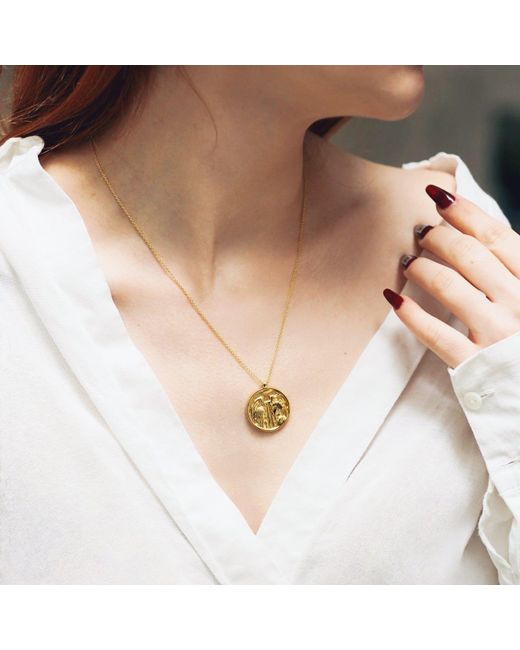 Aurozia Metallic Tarot The Lovers Necklace