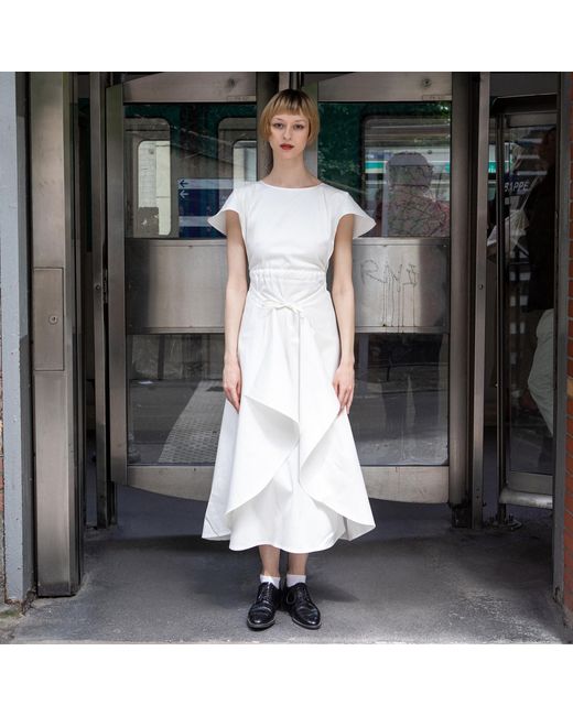Bianca Popp White Samurai Dress