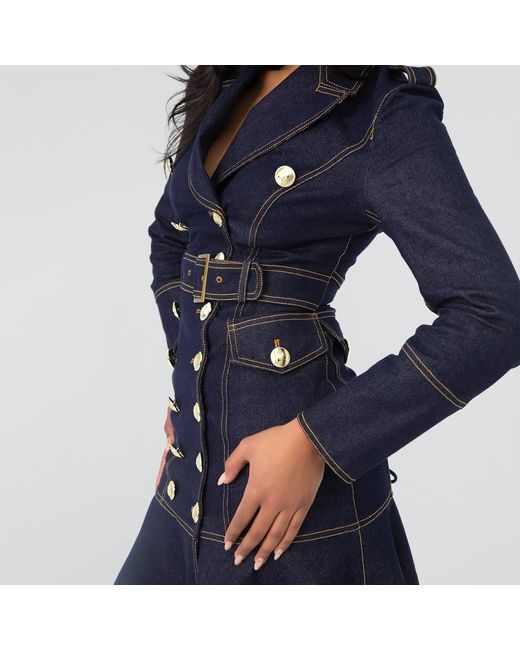 Maui X Lolita Blue Donna Denim Corset Dress