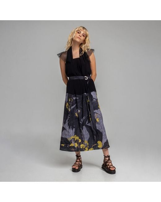ARTISTA Black Diana Maxi Dress