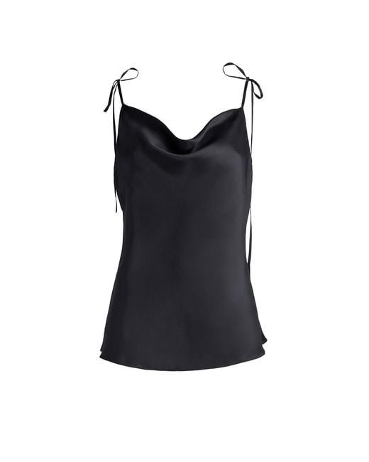 Sasha La Mer Black Uma Top, Diamond
