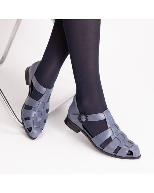 Mafalda Blue Savana Fisherman Sandals