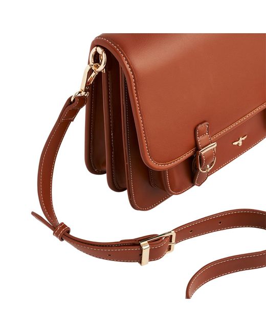 Fable England Brown Tan Classic Satchel