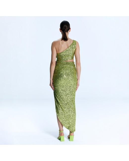 Nur Karaata Green El Patio Dress
