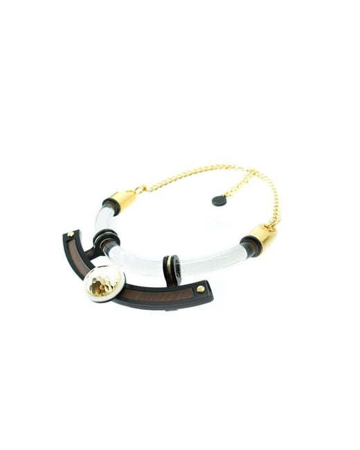 Gissa Bicalho White Necklace Vega