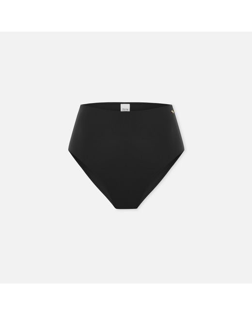 Pcfg Black The Solar Reflections High-Waisted Bikini Bottom
