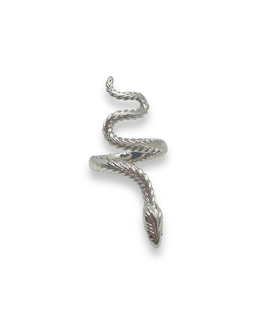 Jagged Halo Jewelry Metallic Serpent Ring