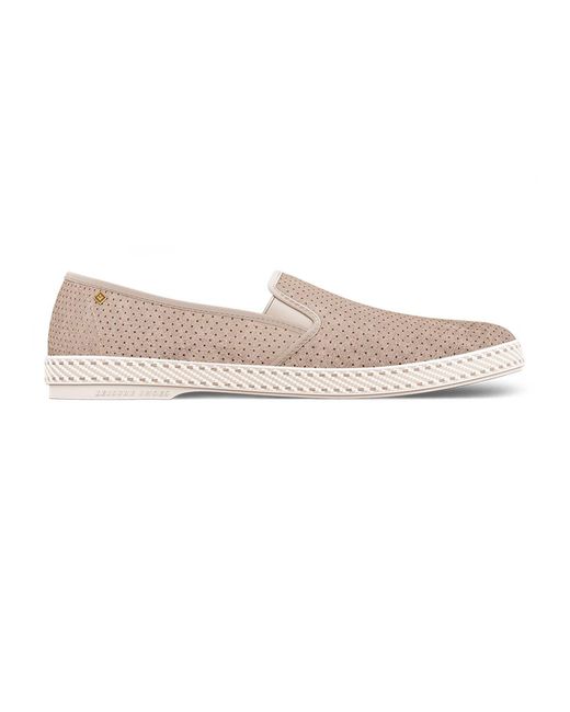 Rivieras Natural Classic Suede Slip-On Loafer