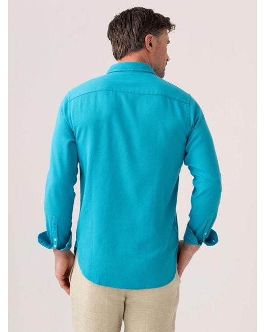 Koy Clothing Blue Kabisa Kikoy Shirt for men