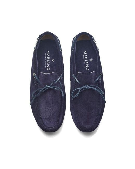 Mariano Shoes Blue Ilhavo Loafers for men