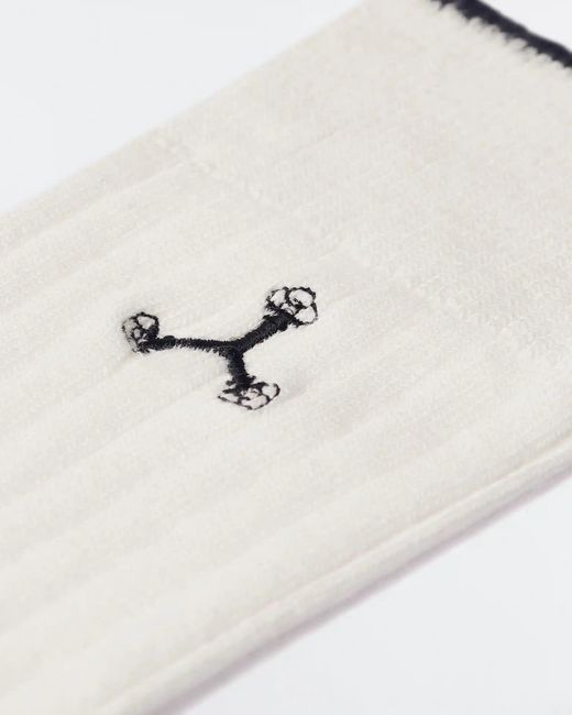Saint One Co. White X.Twenty Socks X