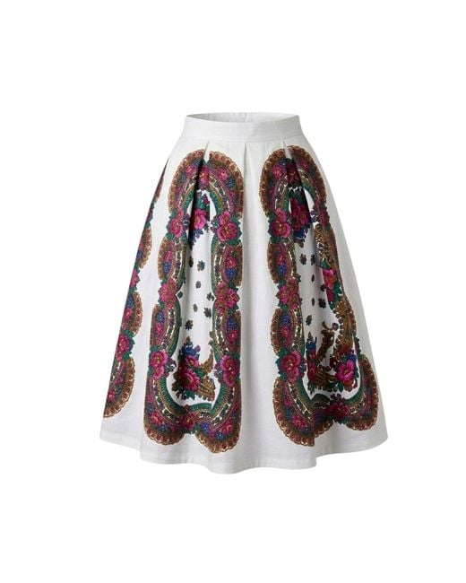 GLAM ON YOU White Irina Skirt