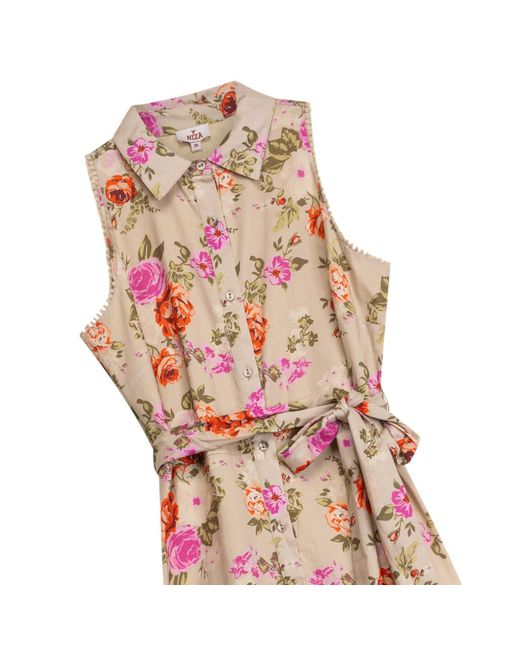 Niza Orange Long Dress With Ruffles Rosys