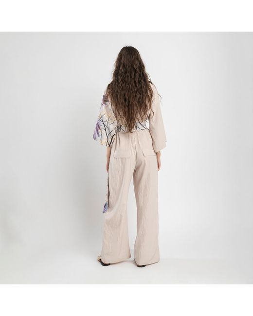 ARTISTA Gray Neutrals Charm Jumpsuit