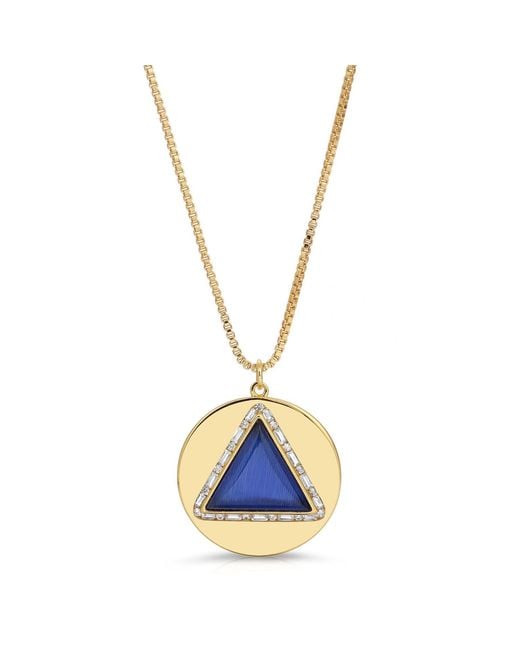 Glamrocks Jewelry Metallic Hey You Necklace, Tiger's Eye