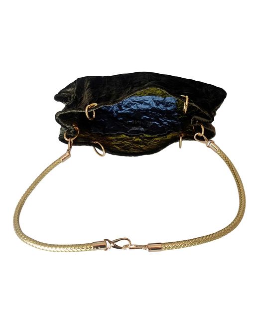 Romer Millinery Black Morphy Moldable 3 Way Handle Bag