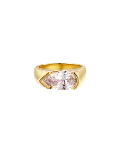 Onewildone Metallic Stop Hiding Your Magic Statement Pear Ring