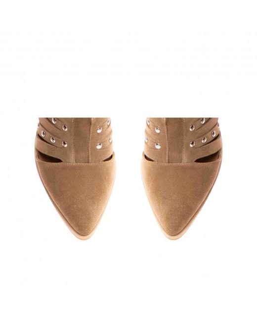 The 5Th Element Brown Neutrals Nova Western Ankle Boots