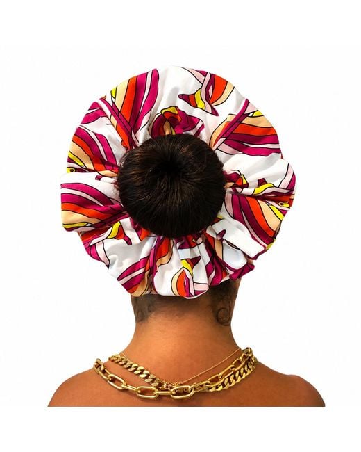 Julia Clancey Red Super Sized Martini Scrunchy
