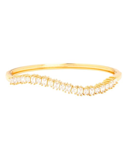 Uchi and Soto Metallic Nami Stone Wave Bangle