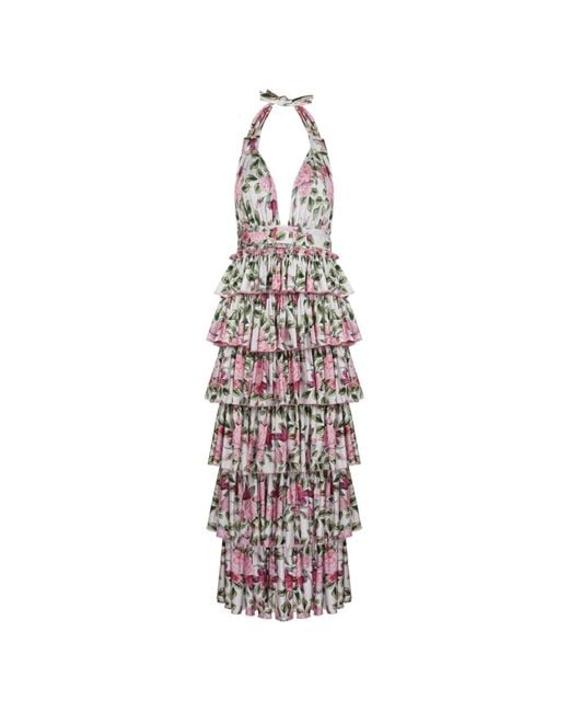 Nur Karaata White Florentina Dress
