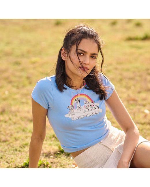 Cloud Haven Blue Heavenly Pittie Tee