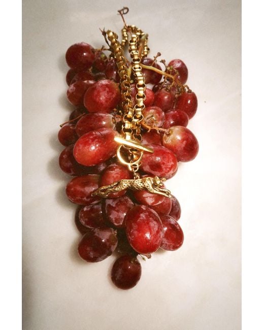 Sccollection Metallic Roxy Cheetah Necklace