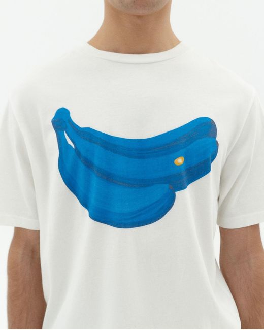 Thinking Mu Blue Bananas Zach T-Shirt for men