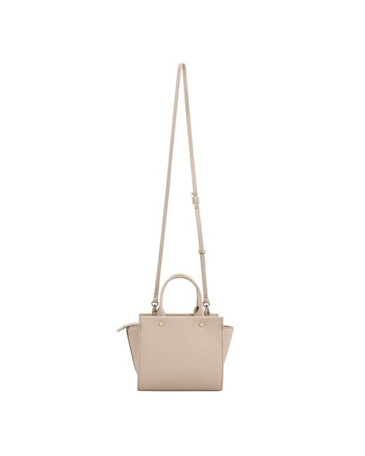 Paul Costelloe Natural Drini Leather Crossbody Bag
