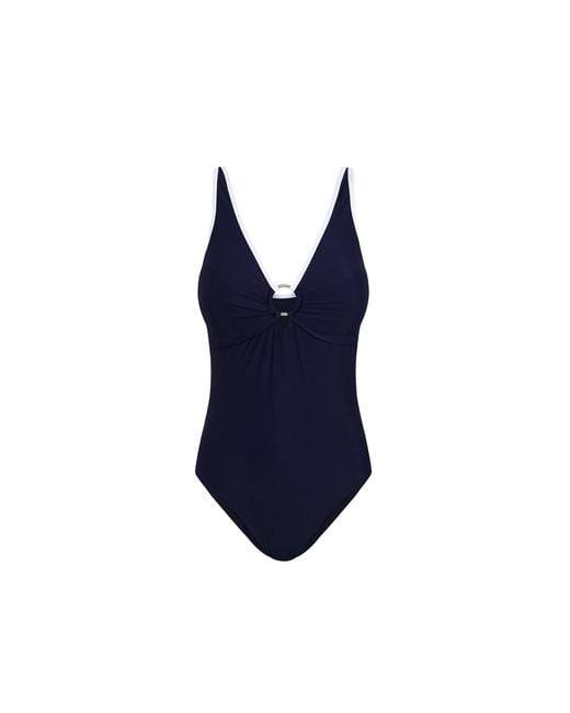 Aqva Swimwear Blue Macarella One-Piece Swimsuit